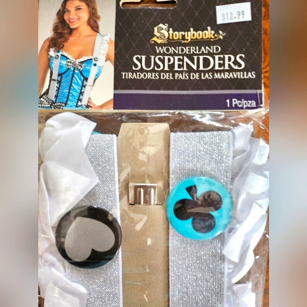 Alice in Wonderland suspenders